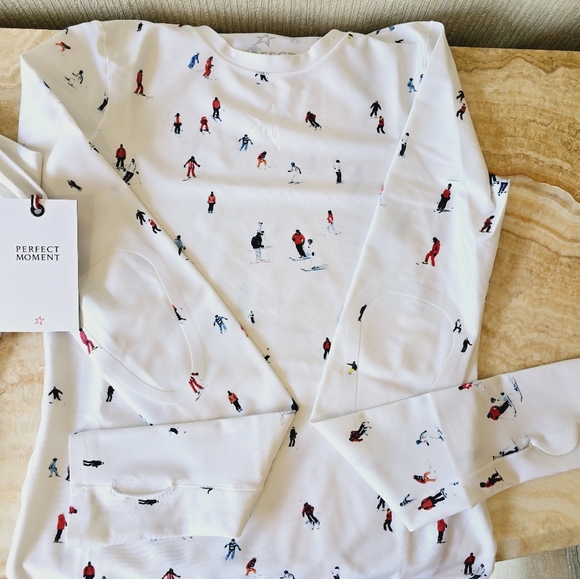 Perfect Moment Dede Ski Active Tee Perfect Moment Base Layer Top Skiiers White - Picture 11 of 15